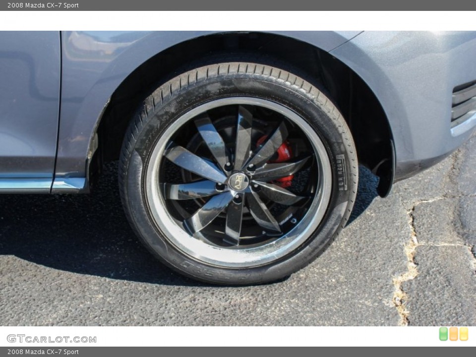 2008 Mazda CX-7 Custom Wheel and Tire Photo #85354370