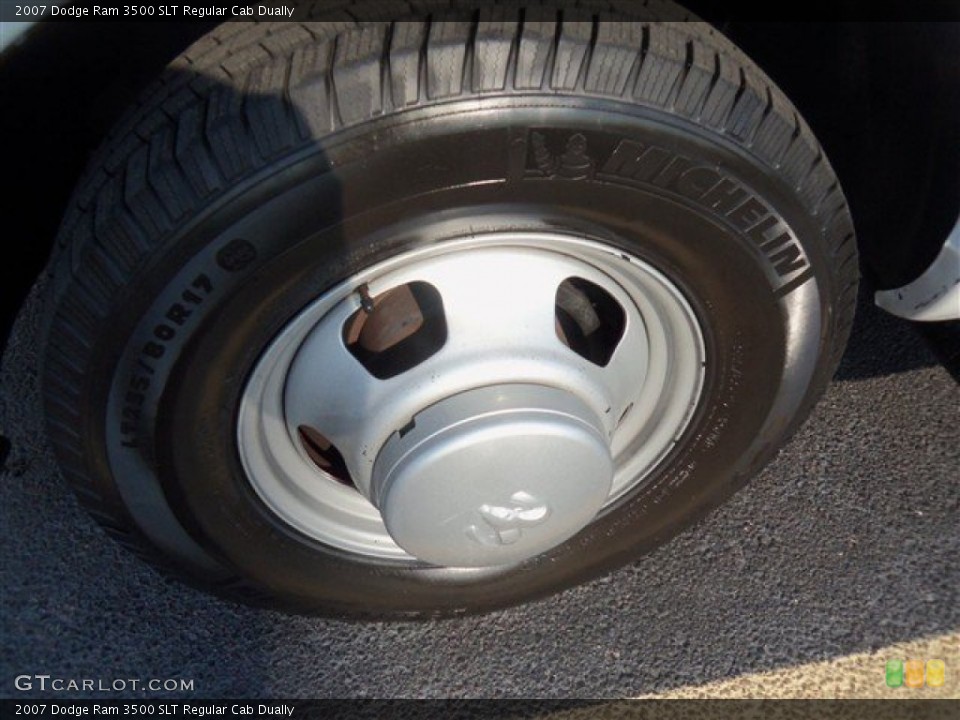 2007 Dodge Ram 3500 SLT Regular Cab Dually Wheel and Tire Photo #85366579