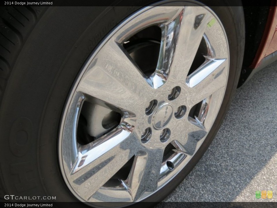 2014 Dodge Journey Limited Wheel and Tire Photo #85368769