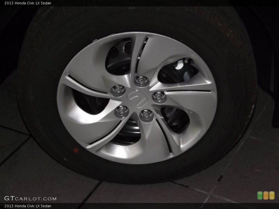 2013 Honda Civic LX Sedan Wheel and Tire Photo #85369427