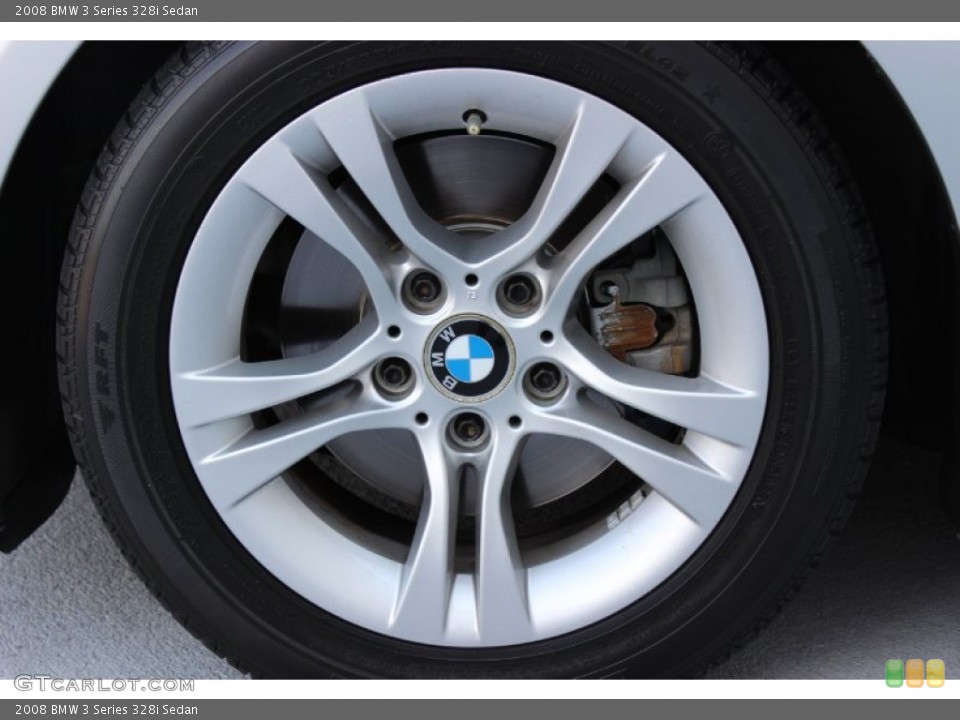 2008 BMW 3 Series 328i Sedan Wheel and Tire Photo #85398604