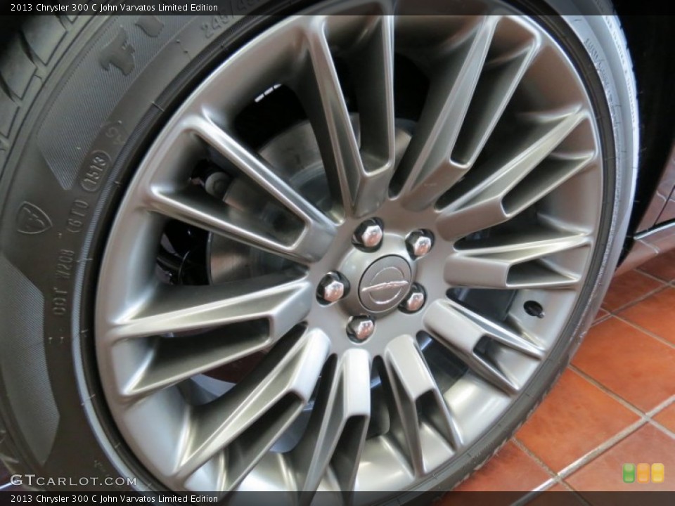 2013 Chrysler 300 C John Varvatos Limited Edition Wheel and Tire Photo #85398612