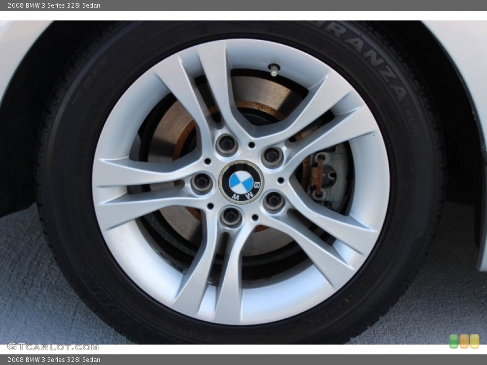 2008 BMW 3 Series 328i Sedan Wheel and Tire Photo #85398682