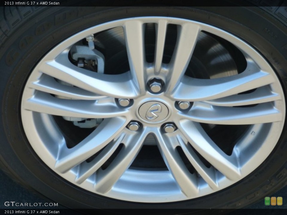 2013 Infiniti G 37 x AWD Sedan Wheel and Tire Photo #85413372