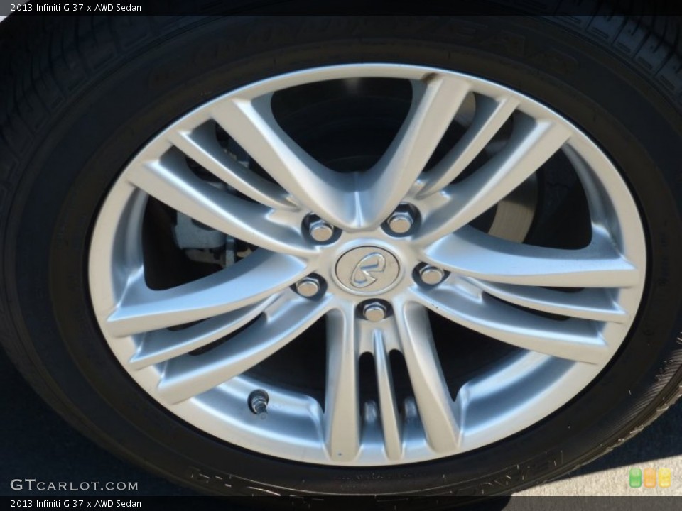 2013 Infiniti G 37 x AWD Sedan Wheel and Tire Photo #85413396