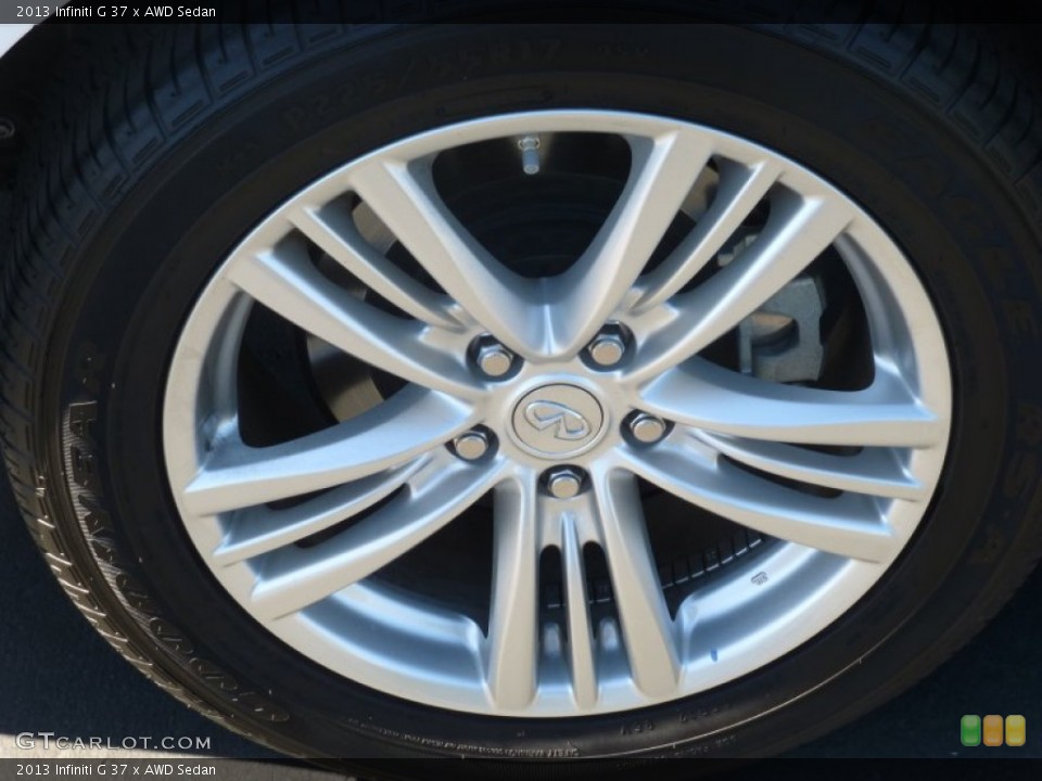 2013 Infiniti G 37 x AWD Sedan Wheel and Tire Photo #85413417