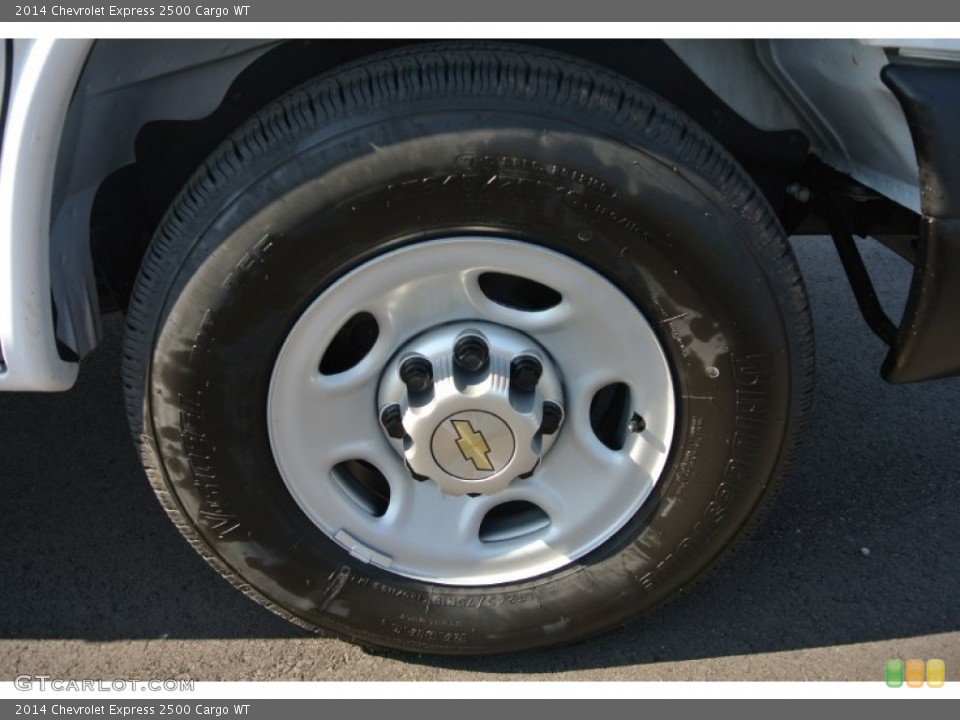 2014 Chevrolet Express 2500 Cargo WT Wheel and Tire Photo #85418477