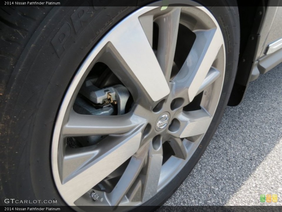 2014 Nissan Pathfinder Platinum Wheel and Tire Photo #85418703