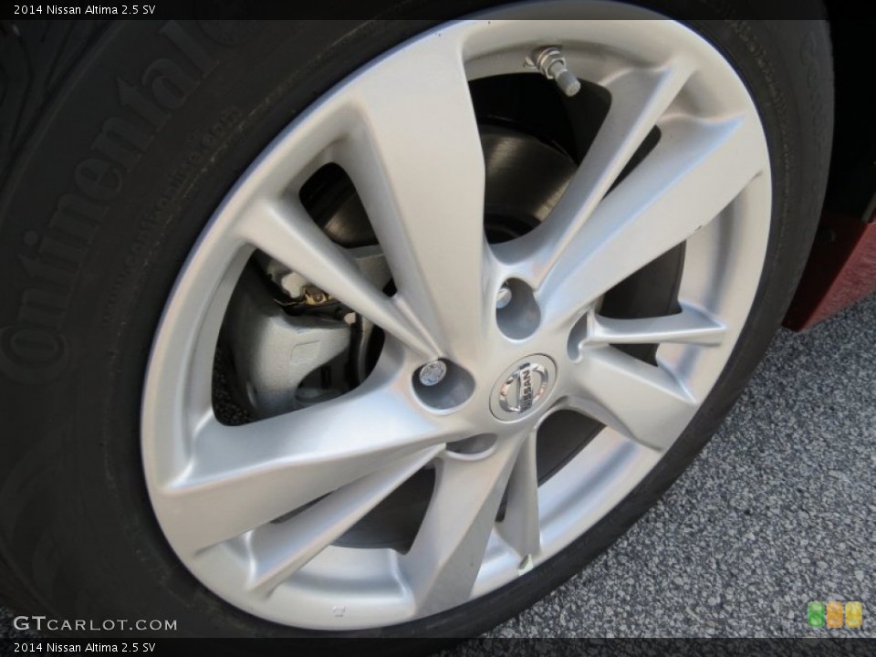 2014 Nissan Altima 2.5 SV Wheel and Tire Photo #85419987