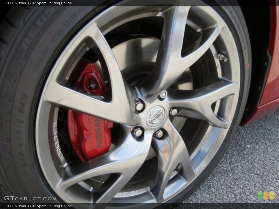 2014 Nissan 370Z Sport Touring Coupe Wheel and Tire Photo #85422326