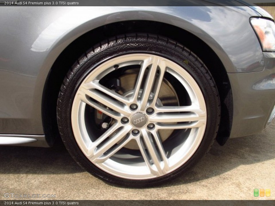 2014 Audi S4 Premium plus 3.0 TFSI quattro Wheel and Tire Photo #85423341