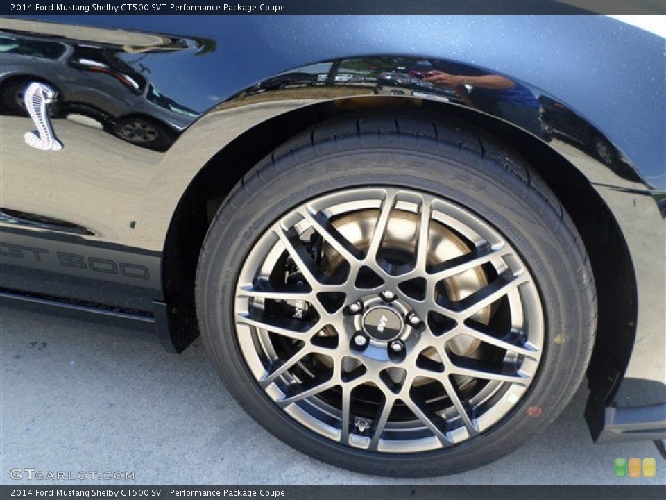 2014 Ford Mustang Shelby GT500 SVT Performance Package Coupe Wheel and Tire Photo #85428465