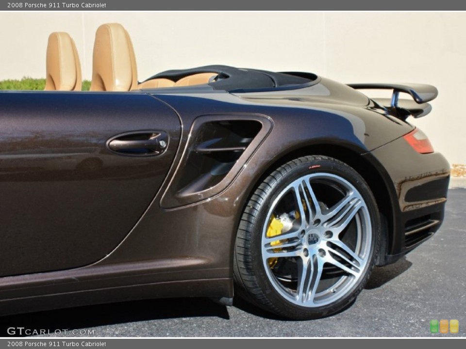 2008 Porsche 911 Turbo Cabriolet Wheel and Tire Photo #85433886