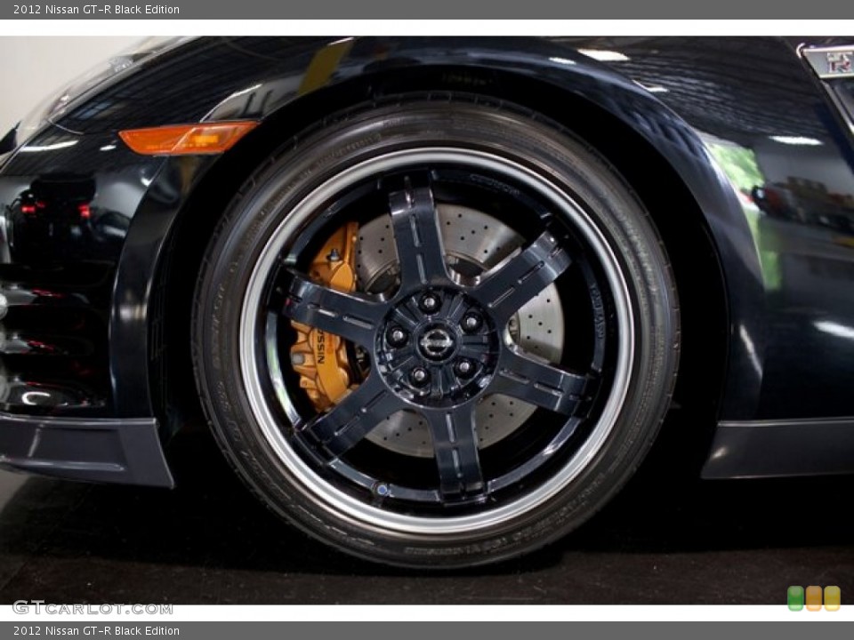 2012 Nissan GT-R Black Edition Wheel and Tire Photo #85434363
