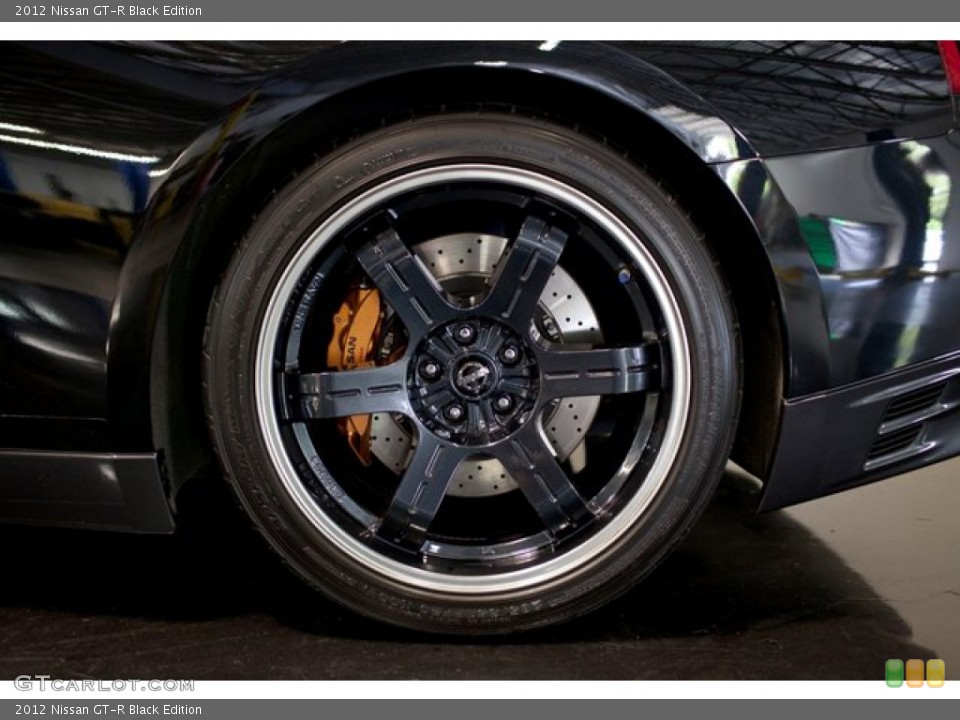 2012 Nissan GT-R Black Edition Wheel and Tire Photo #85434398