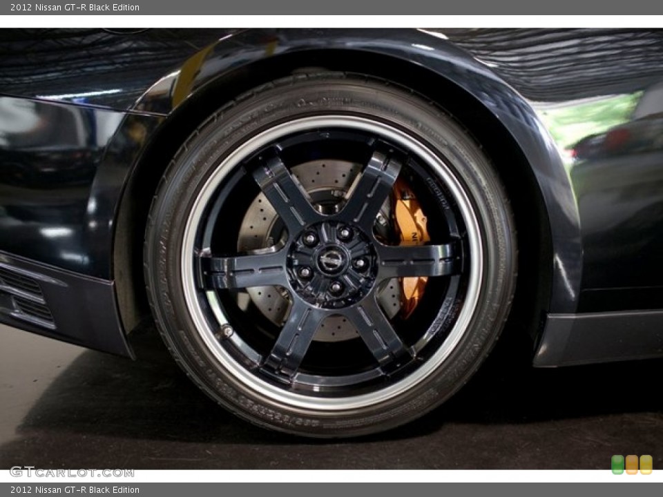 2012 Nissan GT-R Black Edition Wheel and Tire Photo #85434417