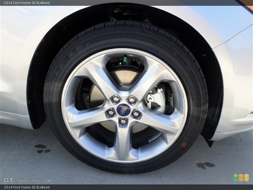 2014 Ford Fusion SE EcoBoost Wheel and Tire Photo #85434990
