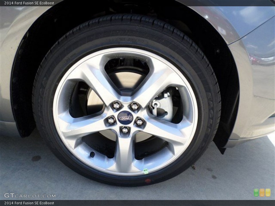 2014 Ford Fusion SE EcoBoost Wheel and Tire Photo #85435530