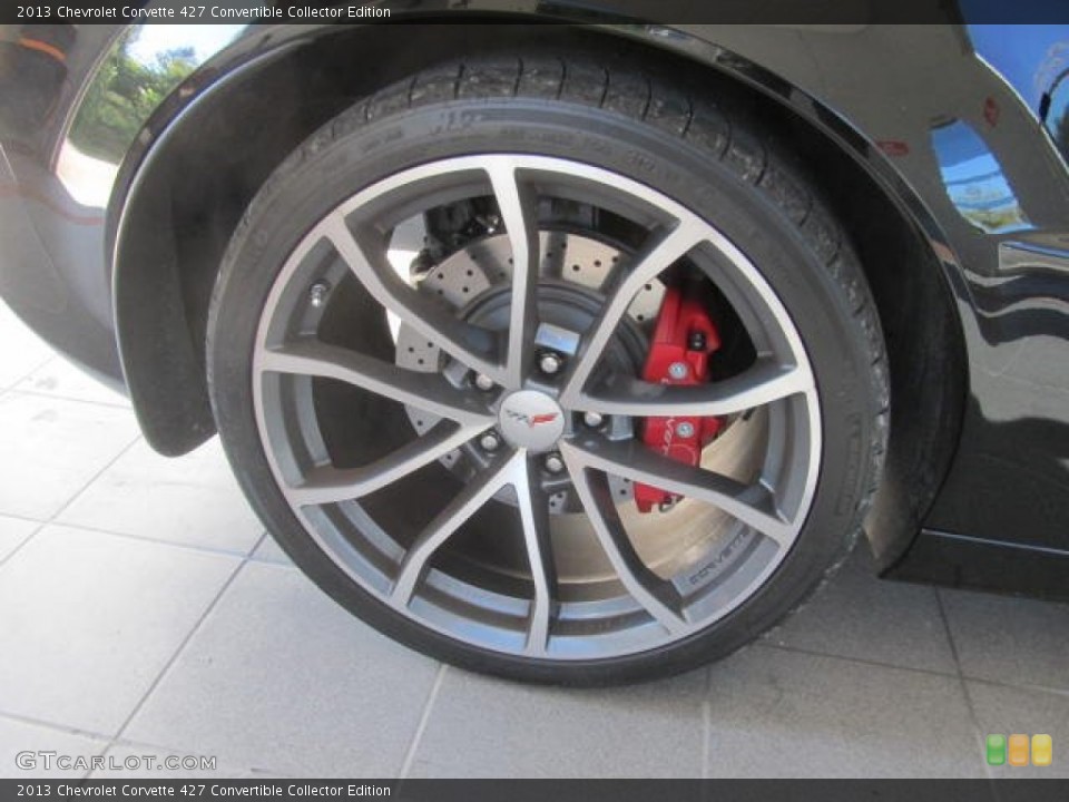 2013 Chevrolet Corvette 427 Convertible Collector Edition Wheel and Tire Photo #85437591