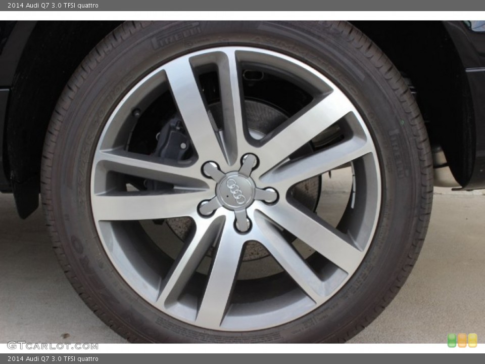 2014 Audi Q7 3.0 TFSI quattro Wheel and Tire Photo #85437918