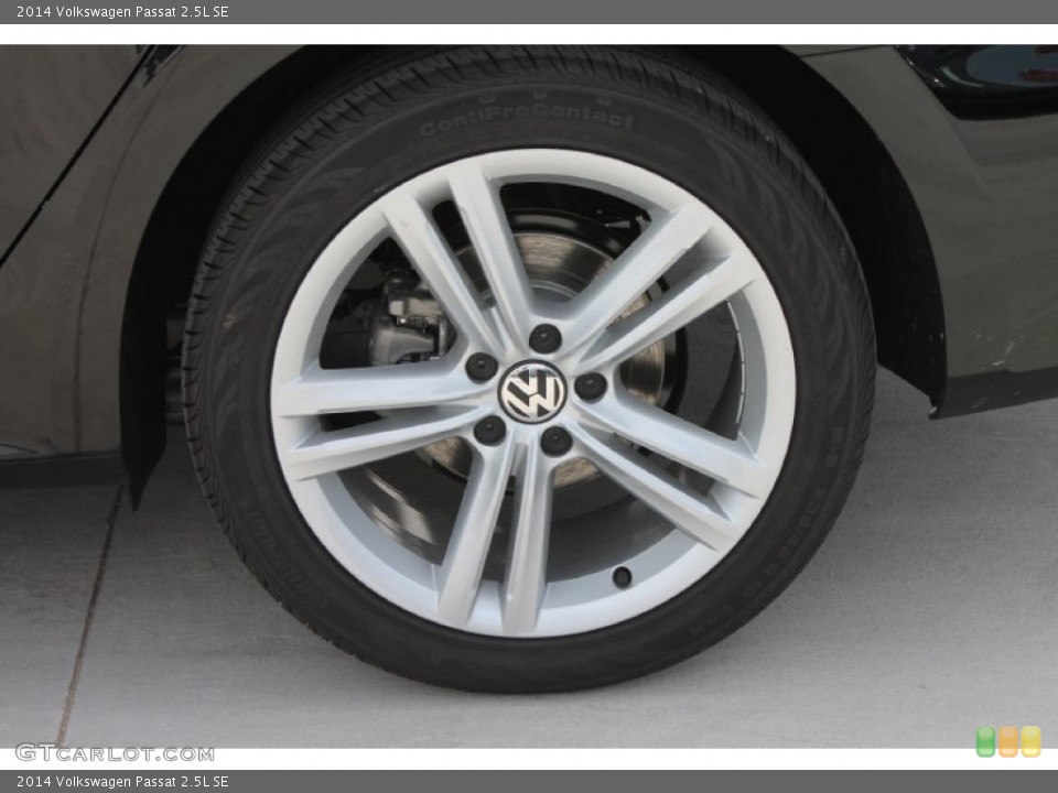 2014 Volkswagen Passat 2.5L SE Wheel and Tire Photo #85438270