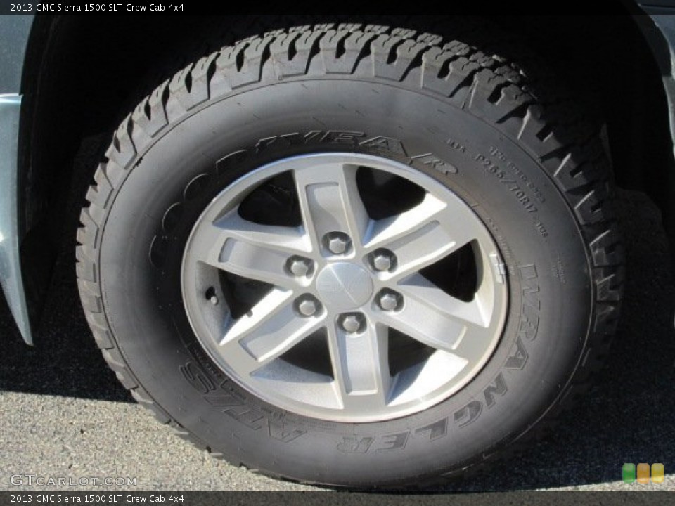 2013 GMC Sierra 1500 SLT Crew Cab 4x4 Wheel and Tire Photo #85442532