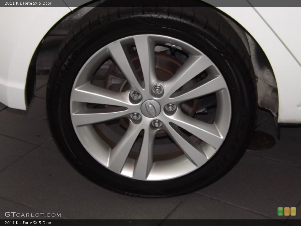 2011 Kia Forte SX 5 Door Wheel and Tire Photo #85444329