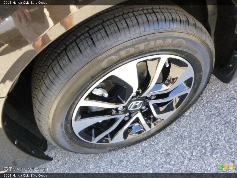 2013 Honda Civic EX-L Coupe Wheel and Tire Photo #85457058