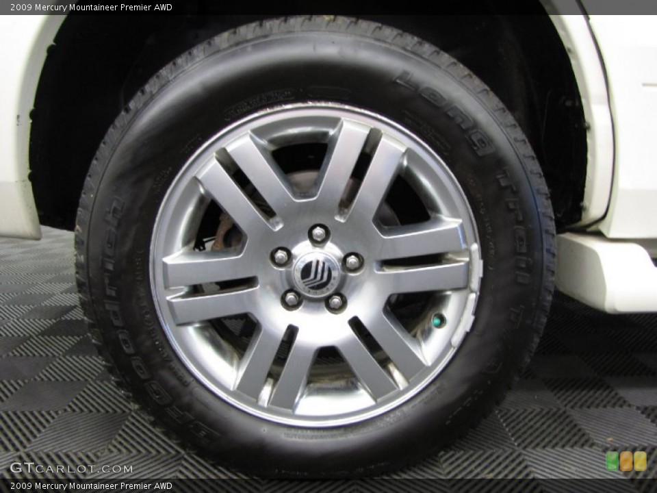 2009 Mercury Mountaineer Premier AWD Wheel and Tire Photo #85466990