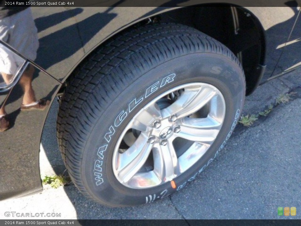 2014 Ram 1500 Sport Quad Cab 4x4 Wheel and Tire Photo #85478179