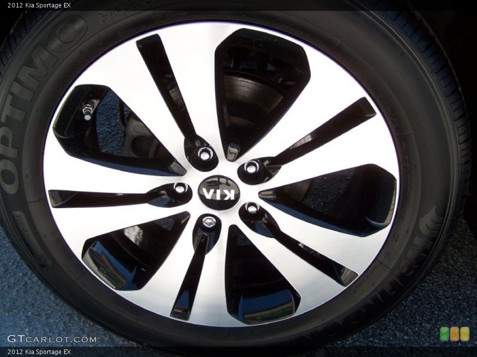 2012 Kia Sportage EX Wheel and Tire Photo #85480276