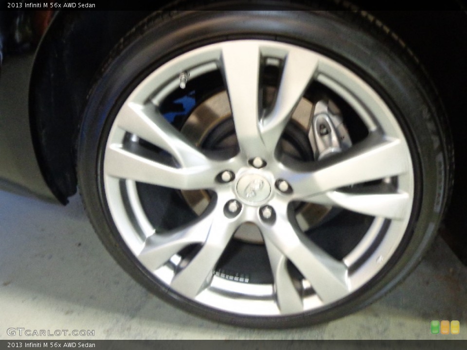 2013 Infiniti M 56x AWD Sedan Wheel and Tire Photo #85492262