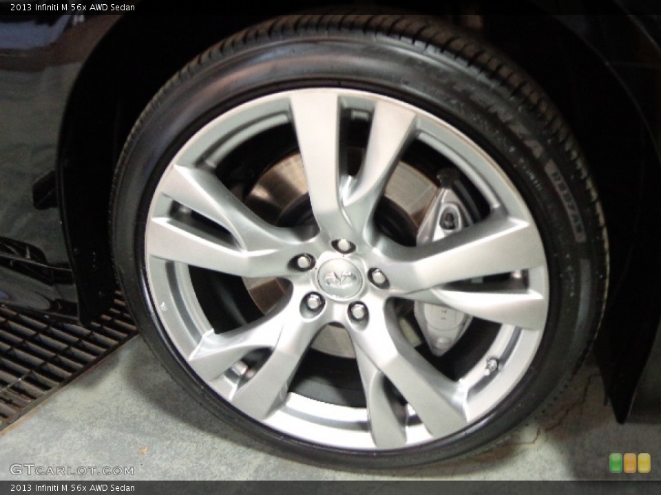 2013 Infiniti M 56x AWD Sedan Wheel and Tire Photo #85492280