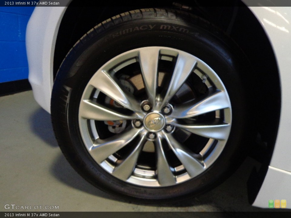 2013 Infiniti M 37x AWD Sedan Wheel and Tire Photo #85496384