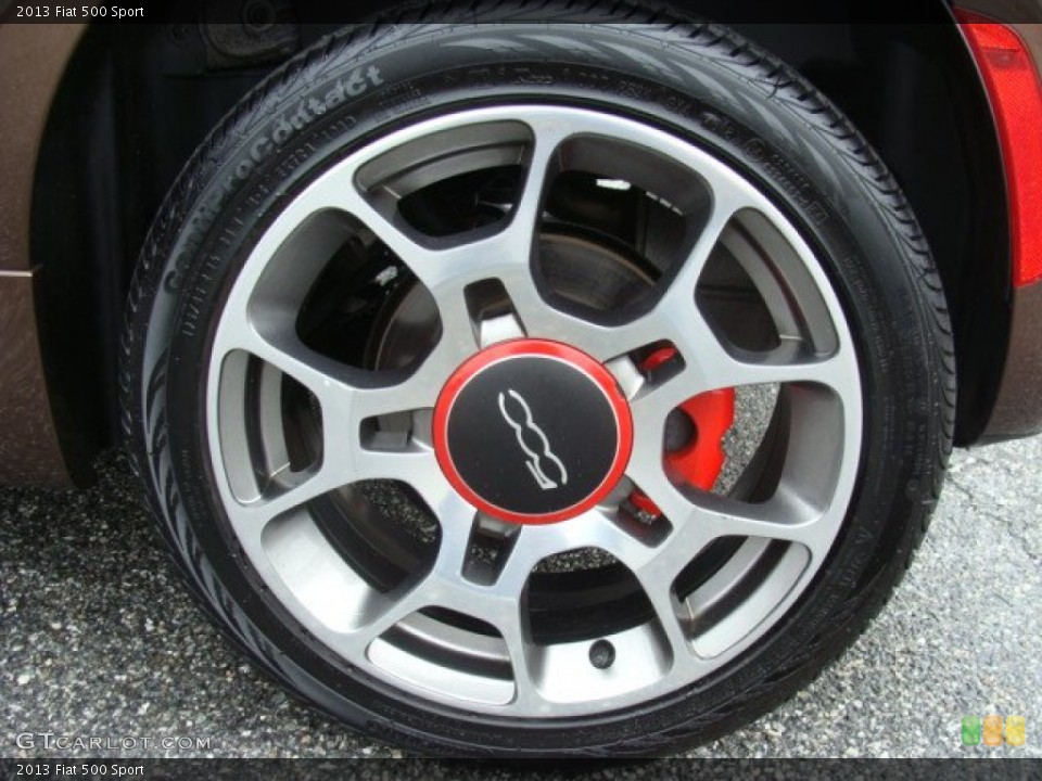 2013 Fiat 500 Sport Wheel and Tire Photo #85500377