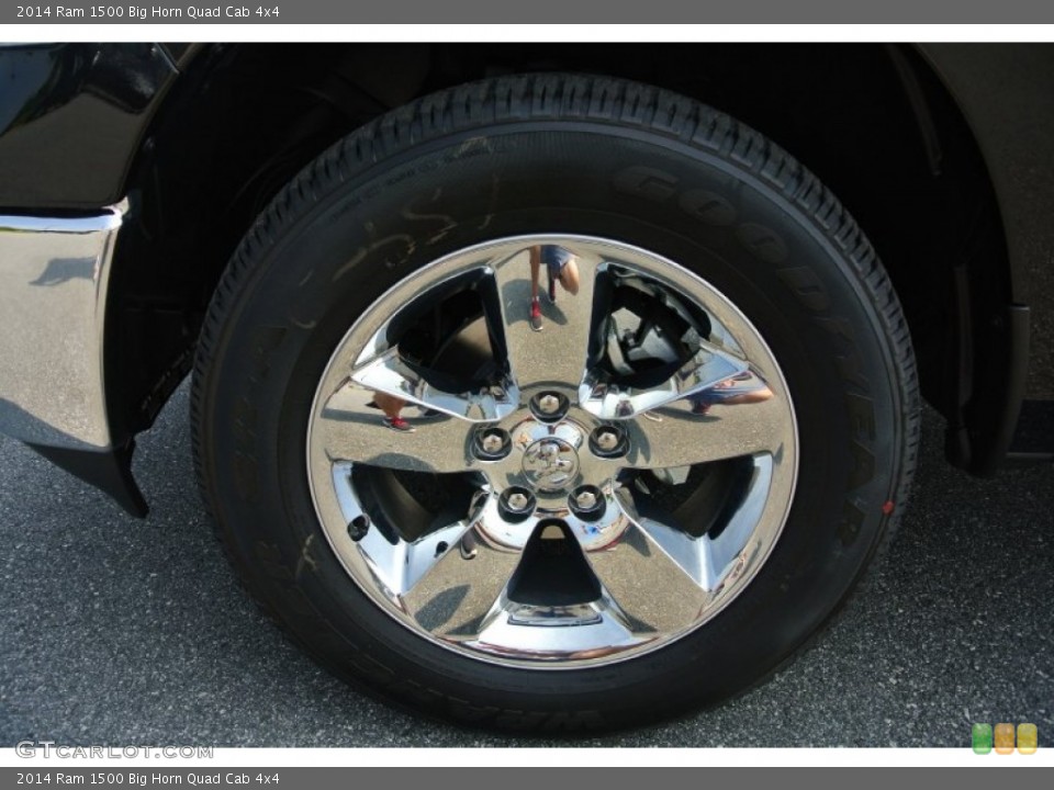 2014 Ram 1500 Big Horn Quad Cab 4x4 Wheel and Tire Photo #85508030