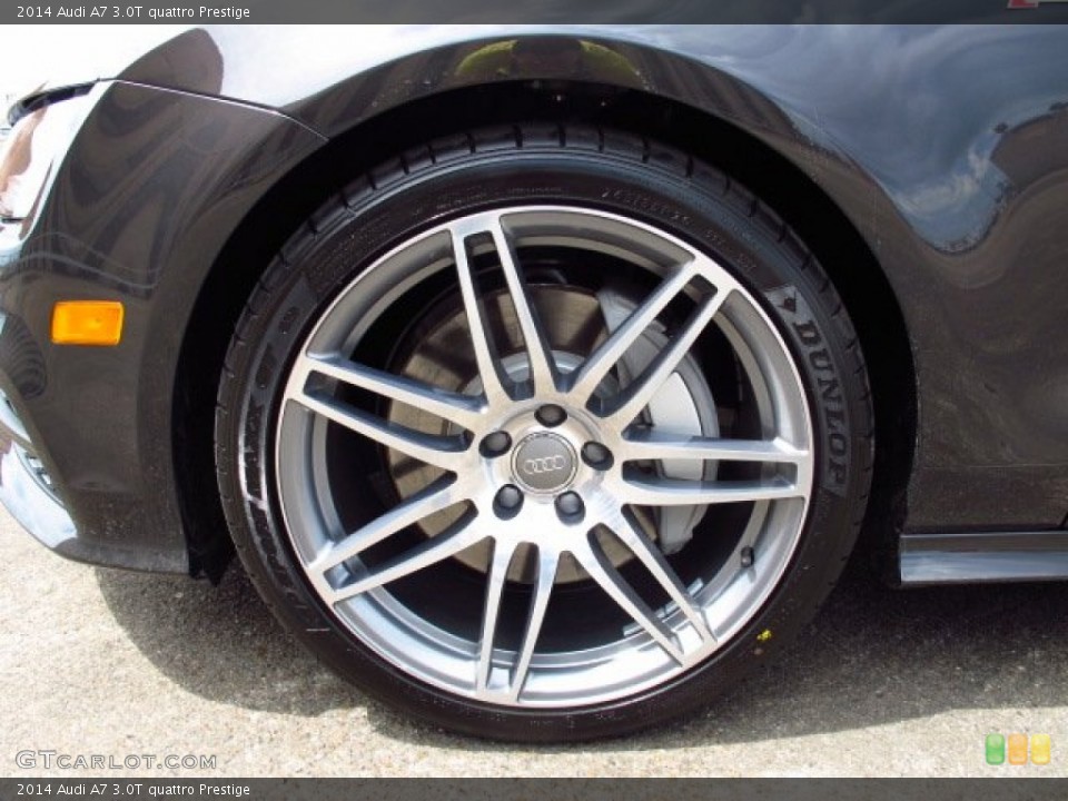 2014 Audi A7 3.0T quattro Prestige Wheel and Tire Photo #85509647