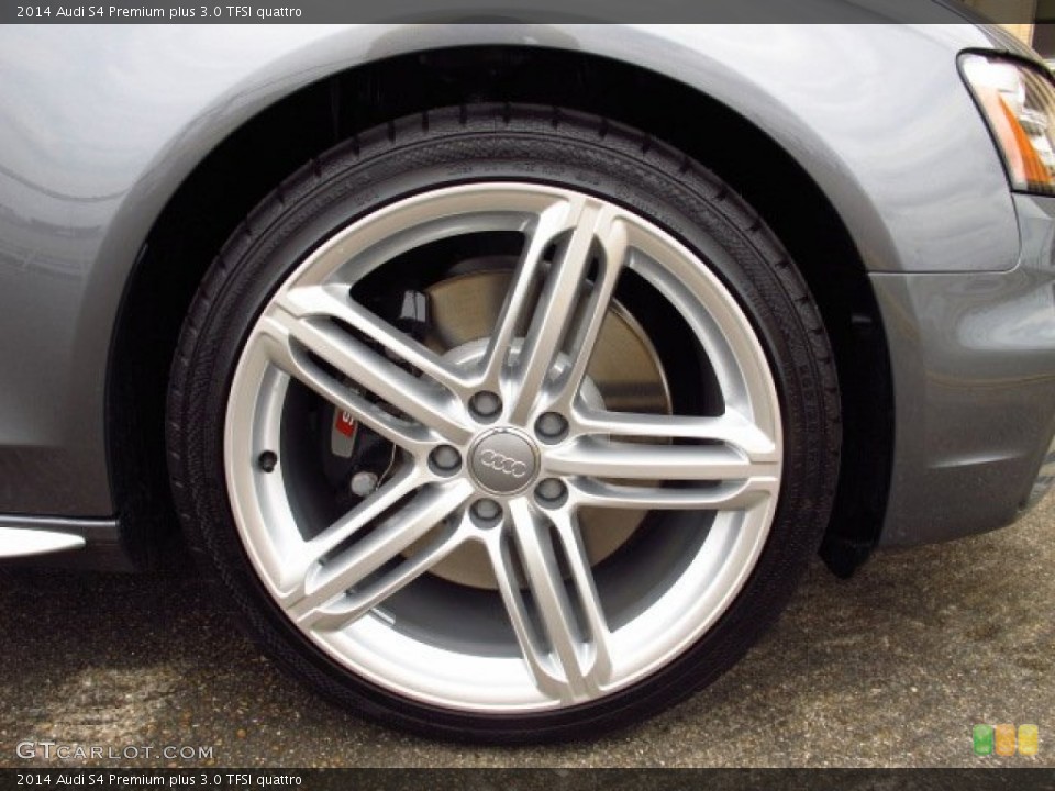 2014 Audi S4 Premium plus 3.0 TFSI quattro Wheel and Tire Photo #85513934