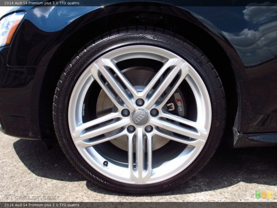 2014 Audi S4 Premium plus 3.0 TFSI quattro Wheel and Tire Photo #85515098