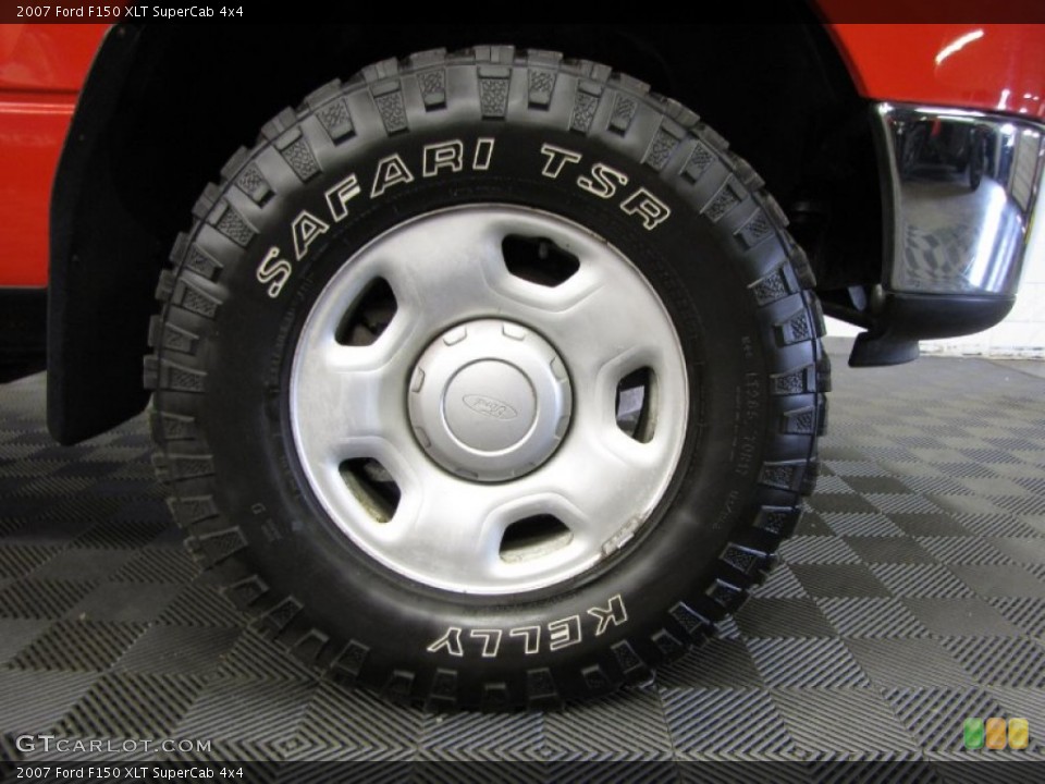 2007 Ford F150 XLT SuperCab 4x4 Wheel and Tire Photo #85521608