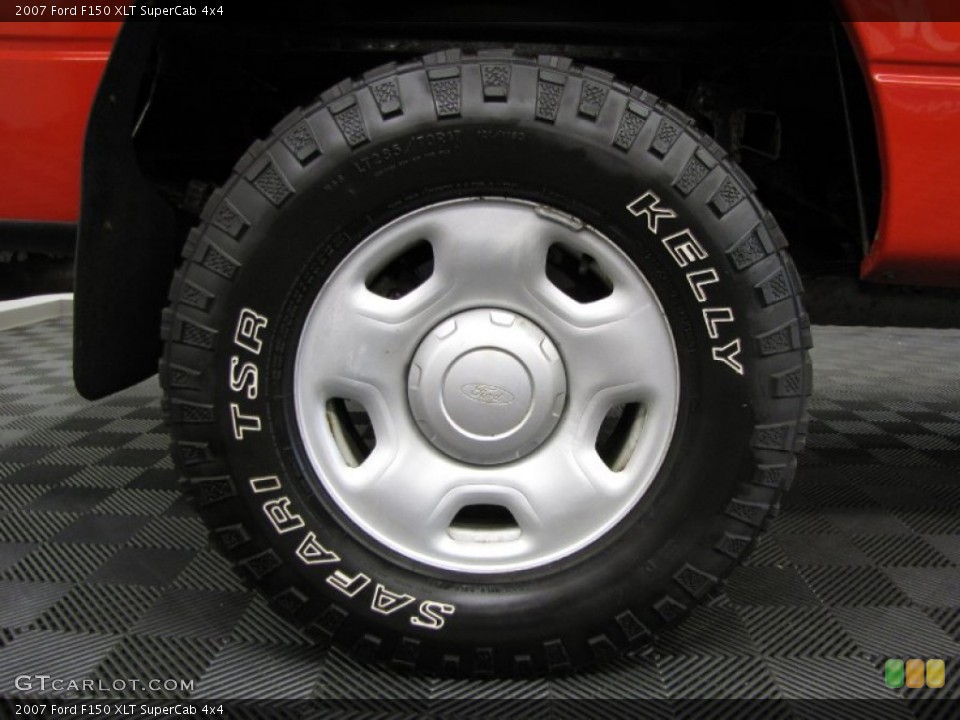 2007 Ford F150 XLT SuperCab 4x4 Wheel and Tire Photo #85521630