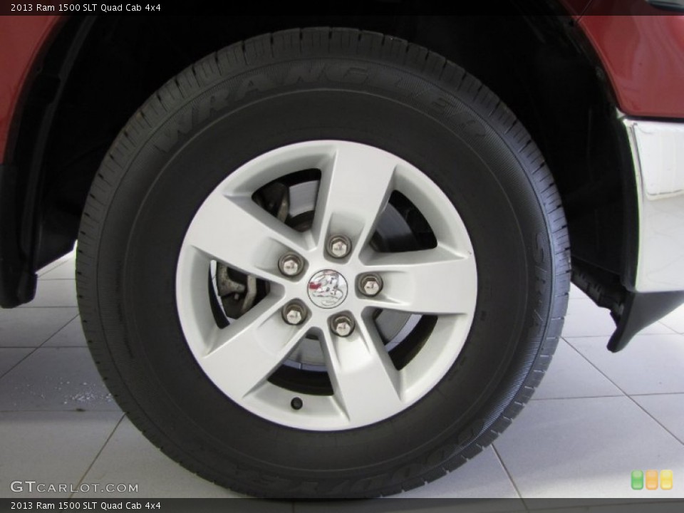 2013 Ram 1500 SLT Quad Cab 4x4 Wheel and Tire Photo #85522703