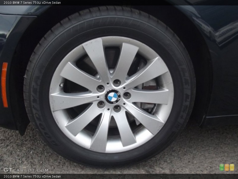 2010 BMW 7 Series 750Li xDrive Sedan Wheel and Tire Photo #85551158