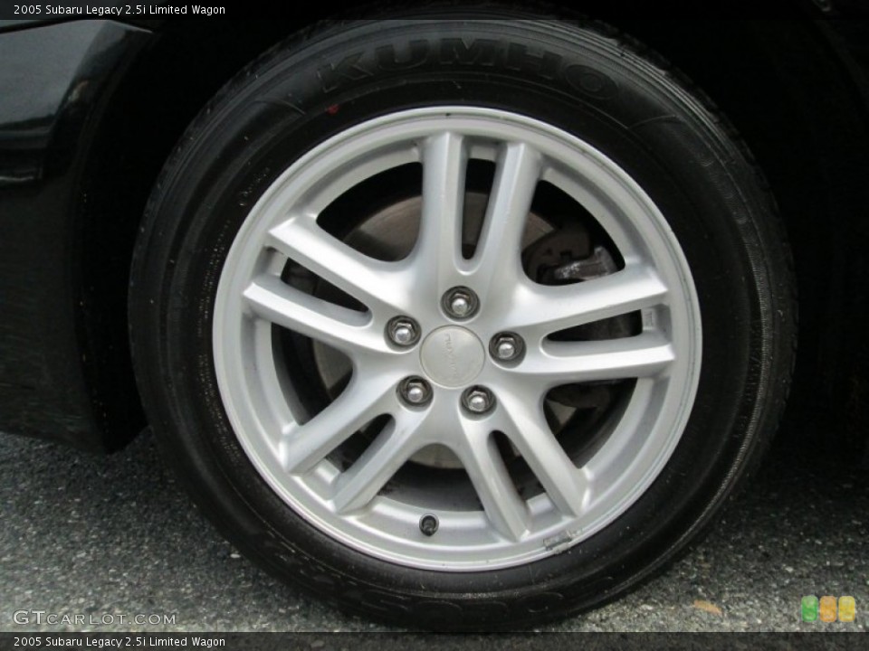 2005 Subaru Legacy 2.5i Limited Wagon Wheel and Tire Photo #85554890