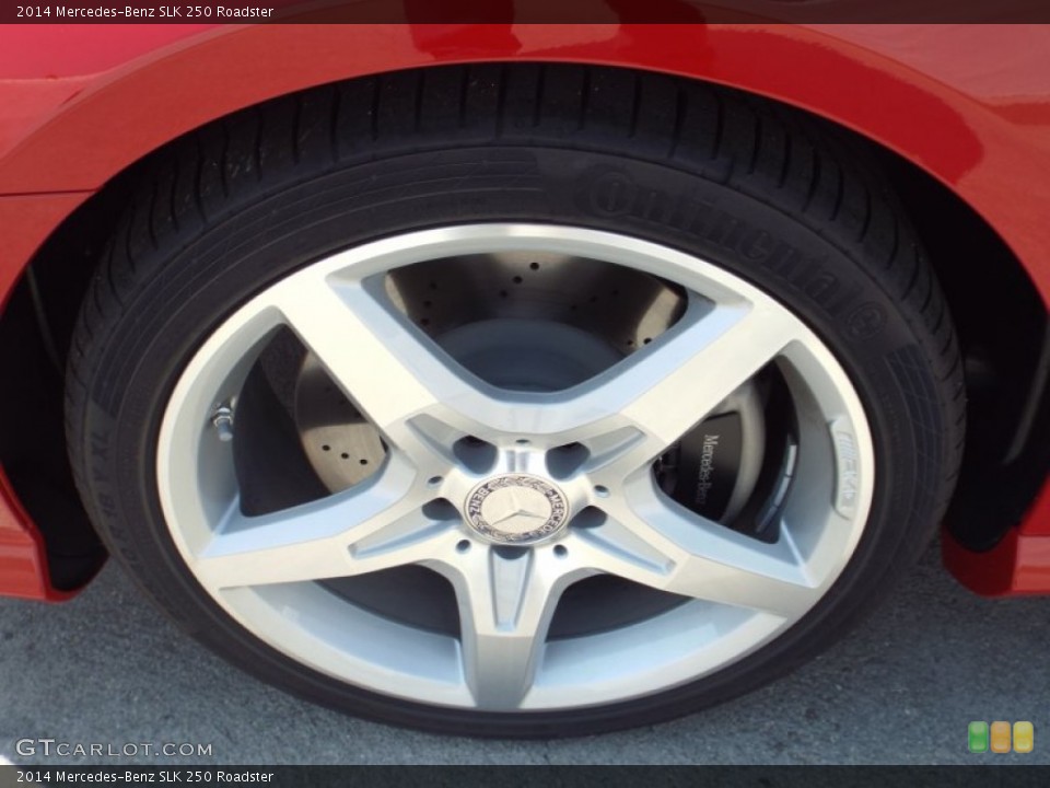2014 Mercedes-Benz SLK 250 Roadster Wheel and Tire Photo #85556624