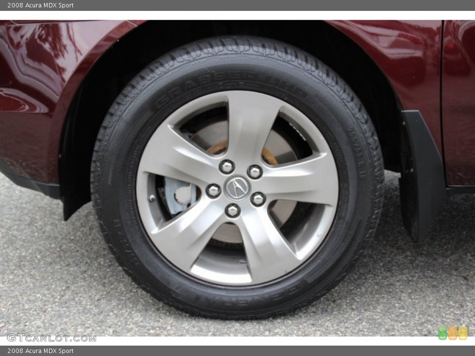 2008 Acura MDX Sport Wheel and Tire Photo #85561412