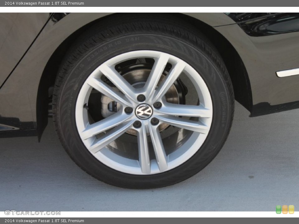 2014 Volkswagen Passat 1.8T SEL Premium Wheel and Tire Photo #85566503