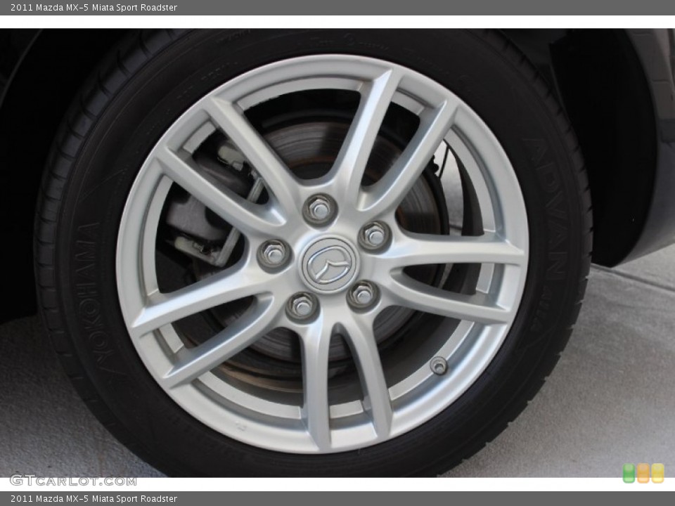 2011 Mazda MX-5 Miata Sport Roadster Wheel and Tire Photo #85571279
