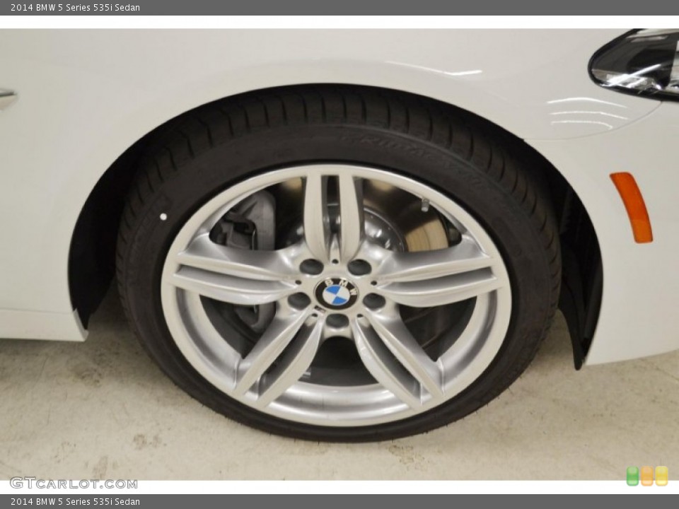 2014 BMW 5 Series 535i Sedan Wheel and Tire Photo #85583261