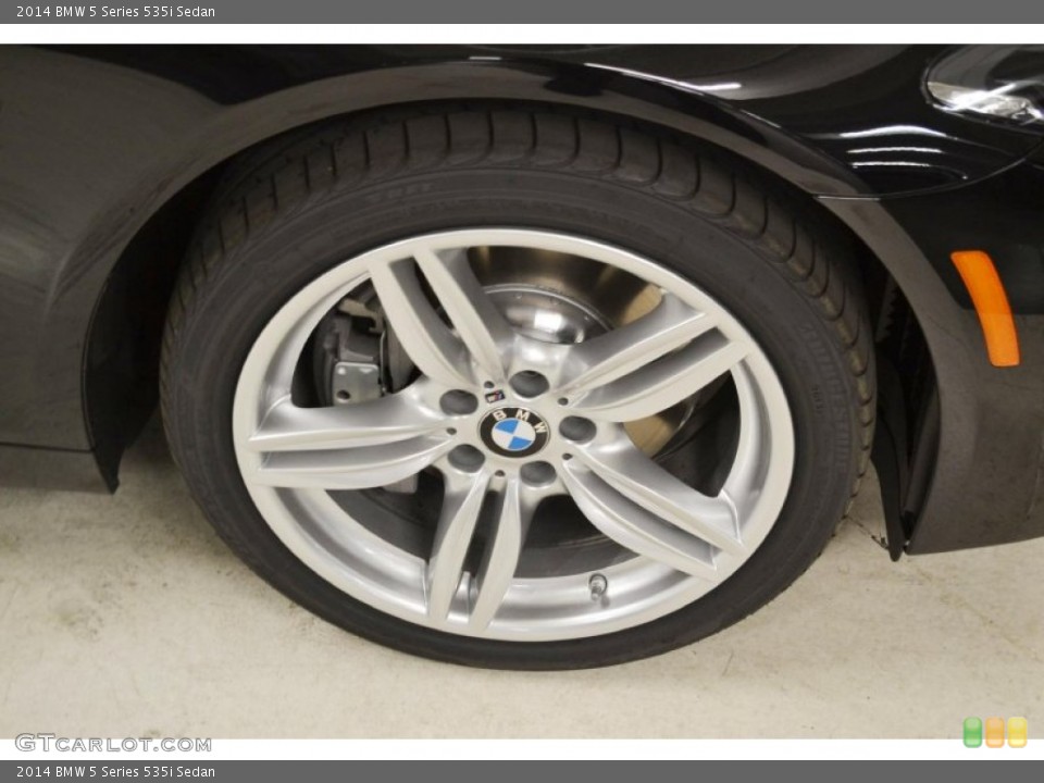 2014 BMW 5 Series 535i Sedan Wheel and Tire Photo #85583420